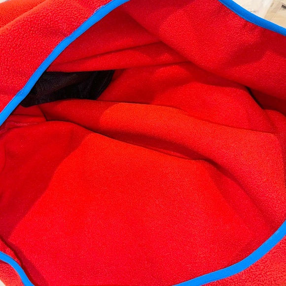 🔥 PATAGONIA synchilla reb blue pullover jacket men’s fleece pullover size large - Picture 12 of 13